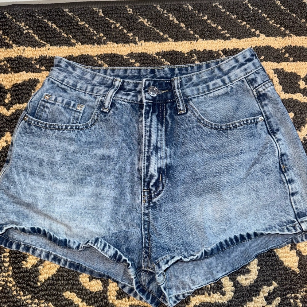 SHEIN Denim Blue Women's Shorts